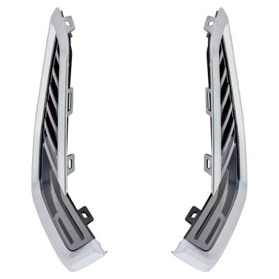 Rareelectrical - New Front Left And Front Right Fog Light Cover Compatible With Gmc Acadia Denali 6 Cyl 3.6L Acadia - Image 3