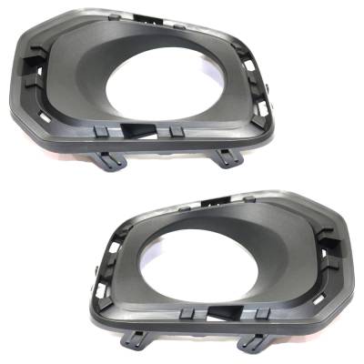 Rareelectrical - Front Left And Front Right Fog Light Trim Compatible With Toyota Tacoma Limited 6 Cyl 3.5L 2016-2023 - Image 4