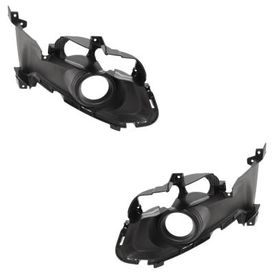 Rareelectrical - New Front Left And Front Right Fog Light Trim Compatible With Ford Mustang Gt 50 Years Limited - Image 1