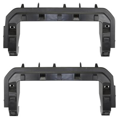 New Pair Of Grille Bracket Compatible With Ford F-350 Super Duty Xl F-450 Super Duty Xlt 2011-2016