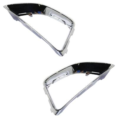 Rareelectrical - New Front Left And Front Right Fog Light Trim Compatible With Ford Fusion Sel Fusion Sport 2010-2012 - Image 2