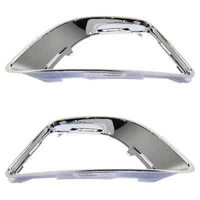 Rareelectrical - New Front Left And Front Right Fog Light Trim Compatible With Ford Fusion Sel Fusion Sport 2010-2012 - Image 4