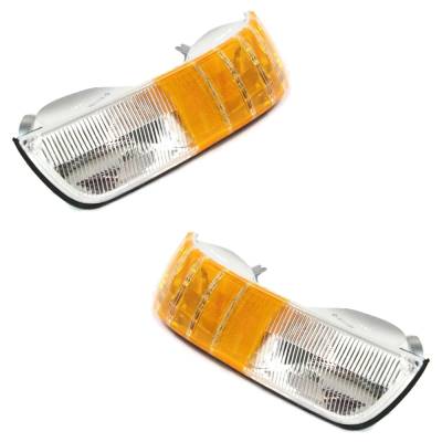 Rareelectrical - New Pair Of Corner Light Compatible With Mercury Grand Marquis Gs 8 Cyl 4.6L Grand Marquis Ls 8 Cyl - Image 3