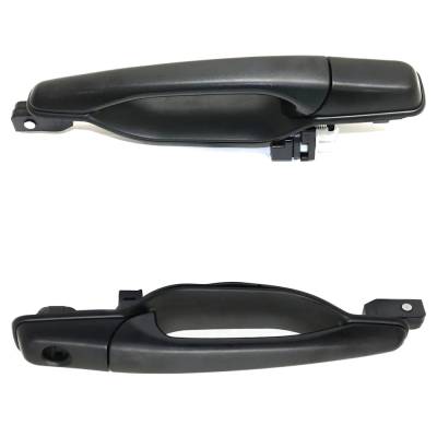 Rareelectrical - Front Left And Right Exterior Door Handle Compatible With 2004-2012 Mitsubishi Galant Textured Black - Image 4