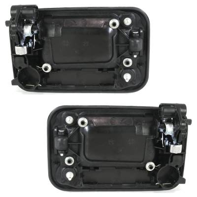 Rareelectrical - Rear Left And Right Exterior Door Handle Compatible With 2004-2022 Ford F-150 Chrome Lever With - Image 5