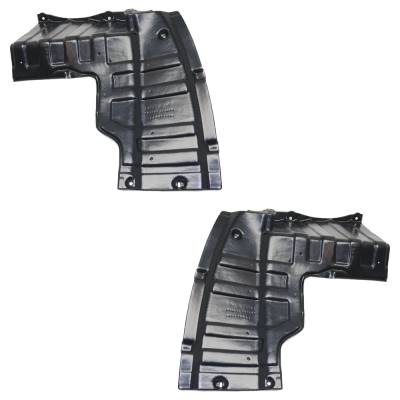 Rareelectrical - Engine Splash Guard Compatible With 2012-2013 Kia Rio Left And Right Plastic Guard 291301W000 Under - Image 5