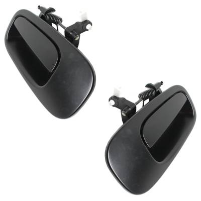 Rareelectrical - Rear Left And Right Exterior Door Handle Compatible With 2006-2010 Dodge Charger Primed Paintable - Image 2