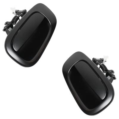 Rareelectrical - Rear Left And Right Exterior Door Handle Compatible With 2006-2010 Dodge Charger Primed Paintable - Image 3