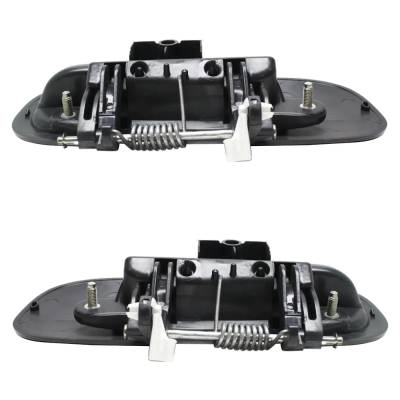 Rareelectrical - Rear Left And Right Exterior Door Handle Compatible With 2006-2010 Dodge Charger Primed Paintable - Image 4