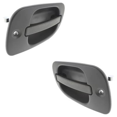 Rareelectrical - Front Left And Right Exterior Door Handle Compatible With 2008-2012 Freightliner Cascadia Black With - Image 3