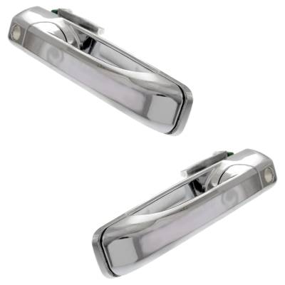 Rareelectrical - Front Left And Right Exterior Door Handle Compatible With 2011-2018 Ram 1500 Ram 2500 Ram 3500 Ram - Image 3
