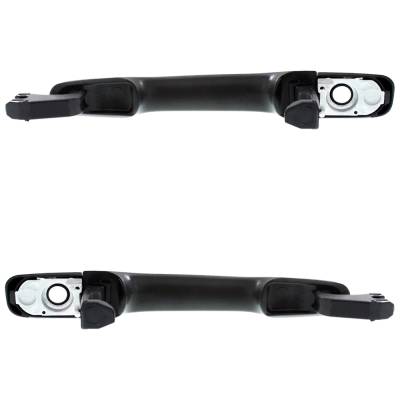 Rareelectrical - Front Pair Exterior Door Handle Compatible With 1996-2004 Acura Rl Primed Paintable With Key Hole Se - Image 5