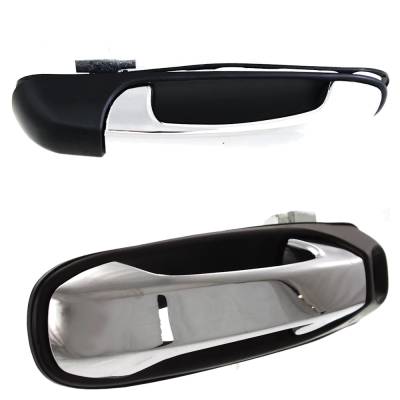 Rareelectrical - Front Left And Right Exterior Door Handle Compatible With 2007-2009 Dodge Durango Chrysler Aspen - Image 4