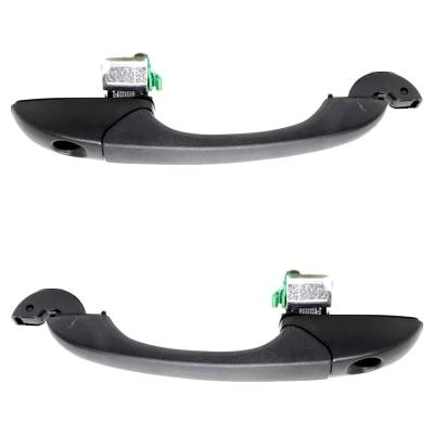 Rareelectrical - Front Pair Exterior Door Handle Compatible With 2007-2017 Jeep Compass Jeep Patriot Dodge Caliber - Image 4