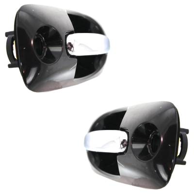 Rareelectrical - Front Pair Exterior Door Handle Compatible With 2001-2007 Dodge Caravan Chrysler Town & Country - Image 4