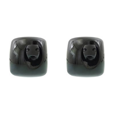 Rareelectrical - New Pair Of Black Door Mirrors Fits Freightliner Heavy Duty Truck M2 106 2004-16 - Image 3