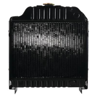 Rareelectrical - Radiator Copper Brass 3 Row 12 Fpi Compatible With John Deere 5105 5205 Compact Utility 2.9L 3 Cyl - Image 1