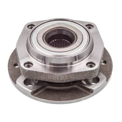 Rareelectrical - Front Wheel Hub Assembly Compatible With Saab 9000 1986-1989 2.0L L4 Turbo 4 Lug 26-Spline Non-Abs - Image 1