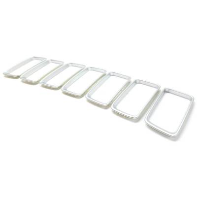 Rareelectrical - New Center Grille Trim Compatible With Jeep Grand Cherokee Srt Grand Cherokee 75Th Anniversary - Image 3