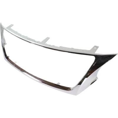 Rareelectrical - New Chrome Grille Trim Compatible With Lexus Gs350 Base 6 Cyl 3.5L Gs450h Base 6 Cyl 3.5L Gs460 8 - Image 2