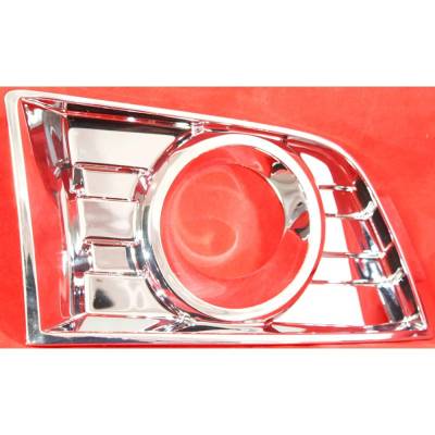 Rareelectrical - New Chrome Fog Light Trim Compatible With Ford Edge Limited 6 Cyl 3.5L Edge Sel 6 Cyl 3.5L Edge Se - Image 3