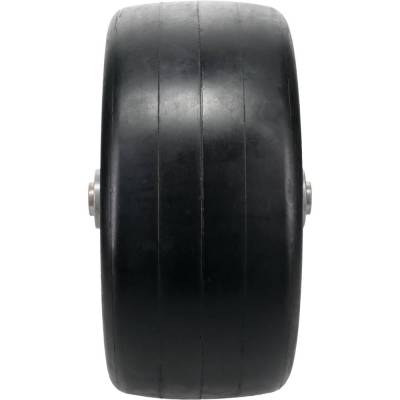 Rareelectrical - Zero Flat Wheel Assembly 13X6.50-6 Smooth 3/4 Bore 7-1/4 Hub Tapered Bearings Grease Zerk Compatible - Image 3