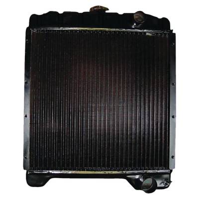 Radiator 4 Row 19.375 X 19.25 Inch Core Compatible With Case Ih Maxxum 5220 5230 5240 5250 Tractor
