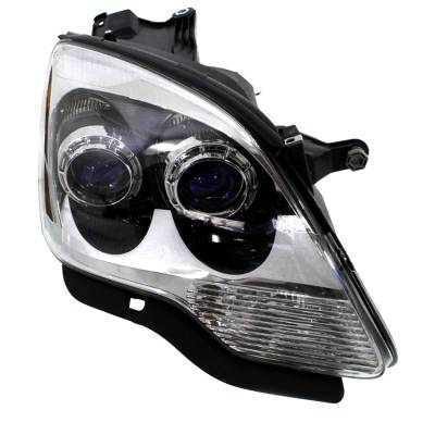 Right Headlight Assembly Compatible With 2007-2008 Gmc Acadia Sle Slt Sport Utility 3.6L V6 Halogen