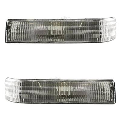 Rareelectrical - New Pair Of Daytime Running Lights Compatible With Jeep Grand Cherokee 4.0L 5.2L 1993 1994 1995 1996 - Image 2