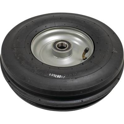 Tedder Tire Wheel Assembly 3.50X6 4-Ply Tri-Rib Compatible With Kuhn John Deere New Holland Galfre