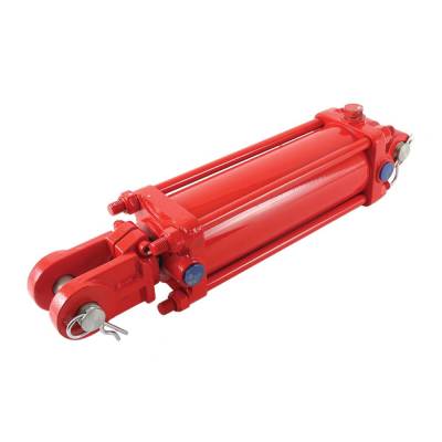 Rareelectrical - Hydraulic Cylinder 3 In Bore 8 In Stroke Compatible With Tractor Loader Blade Double Acting Tie Rod - Image 2
