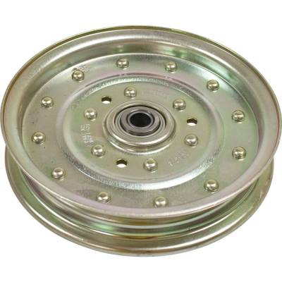 Heavy Duty Flat Idler Pulley Compatible With Ferris 5900222 5900223 5900301 5900302 5900500 5900516