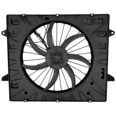Rareelectrical - New Single Cooling Fan Assembly Compatible With Buick Chevrolet Enclave Premium 6 Cyl 3.6L Traverse - Image 4