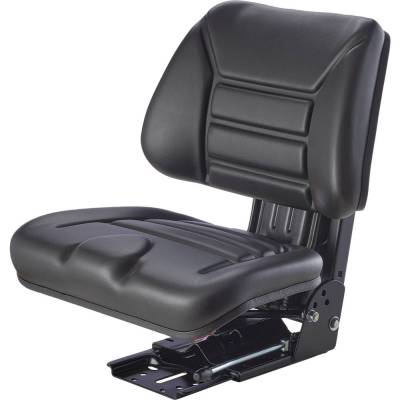 Rareelectrical - Economy Black Mechanical Suspension Seat Low Trapezoid Back 5-Position Adjustable Base Compatible - Image 2