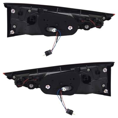 Rareelectrical - New Pair Of Tail Lights Compatible With Toyota Highlander Hybrid Limited Sport Utility Highlander - Image 2