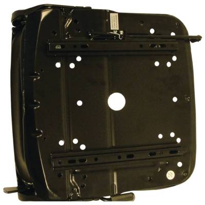 Rareelectrical - High Back Seat Compatible With Universal Tractors Forklifts Skid Steer Loaders Excavators Black - Image 2