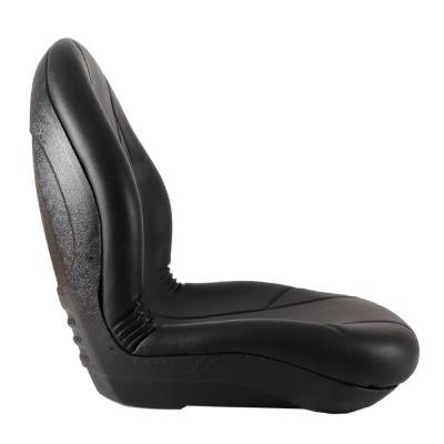 Rareelectrical - Black Mid-Back Compact Tractor Seat Compatible With John Deere 655 755 856 855 955 4200 4210 4300 - Image 3
