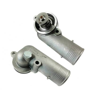 Engine Thermostat Assembly Compatible With Caterpillar 430D/432D 2001-2008 180°F W/Housing 3054C/E