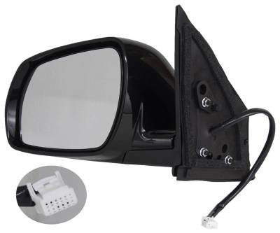 Rareelectrical - Left Driver Side Heated Power Mirror Compatible With 2005-2007 Nissan Murano Sl Se Heated Glass - Image 1