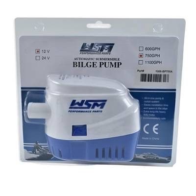 750 Gph Automatic Marine Bilge Pump Compatible With 12V Dc Submersible Boat Water Pump Built-In