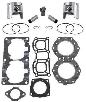 Rebuild Kit Compatible With 1990-1996 Yamaha Lx Super Jet Vxr Wave Runner Iii 650 Twin Cylinder