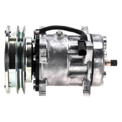 Rareelectrical - A/C Compressor Compatible With Caterpillar Wheel Loader Track Loader Dozer Excavator M315d M322d 24V - Image 1