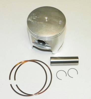0.25Mm Oversize Piston Kit 76.25Mm Compatible With 1989-1992 Kawasaki Jet Mate 650 1986-1991 Sx 300