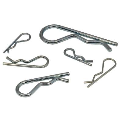 Rareelectrical - Hitch Pin Kit 150 Pieces 6 Sizes Hairpin Cotter Pins R Clips 1/16 To 5/32 In Compatible With Lawn - Image 2