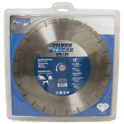 14 Inch Diamond Segmented Blade Sintered Type 5 1 In 20Mm Arbor Compatible With Stihl Ts420 Ts500i