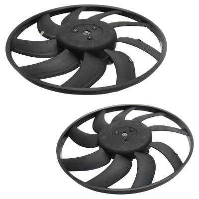 Rareelectrical - New Pair Of Cooling Fan Assembly Compatible With Audi A4 Quattro Premium 4 Cyl 2.0L A5 Quattro Base - Image 3