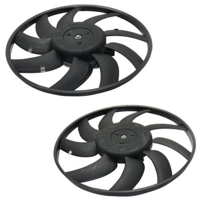 Rareelectrical - New Pair Of Cooling Fan Assembly Compatible With Audi A4 Quattro Premium 4 Cyl 2.0L A5 Quattro Base - Image 6