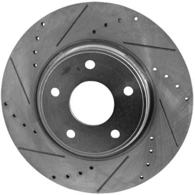 Rareelectrical - New Solid Brake Disc Compatible With Volkswagen Routan Sel Premium 6 Cyl 3.6L Routan Se 6 Cyl 3.6L - Image 1