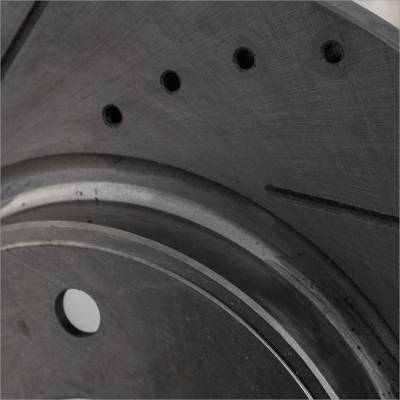 Rareelectrical - New Solid Brake Disc Compatible With Volkswagen Routan Sel Premium 6 Cyl 3.6L Routan Se 6 Cyl 3.6L - Image 3