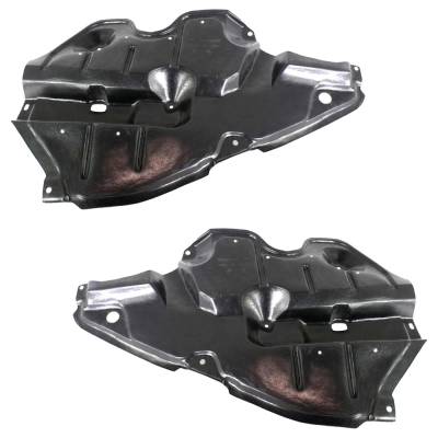 Rareelectrical - Engine Under Cover Compatible With 2010 Toyota Venza Left And Right 2.7L 4-Cyl 3.5L V6 Bolt-On OEM - Image 4